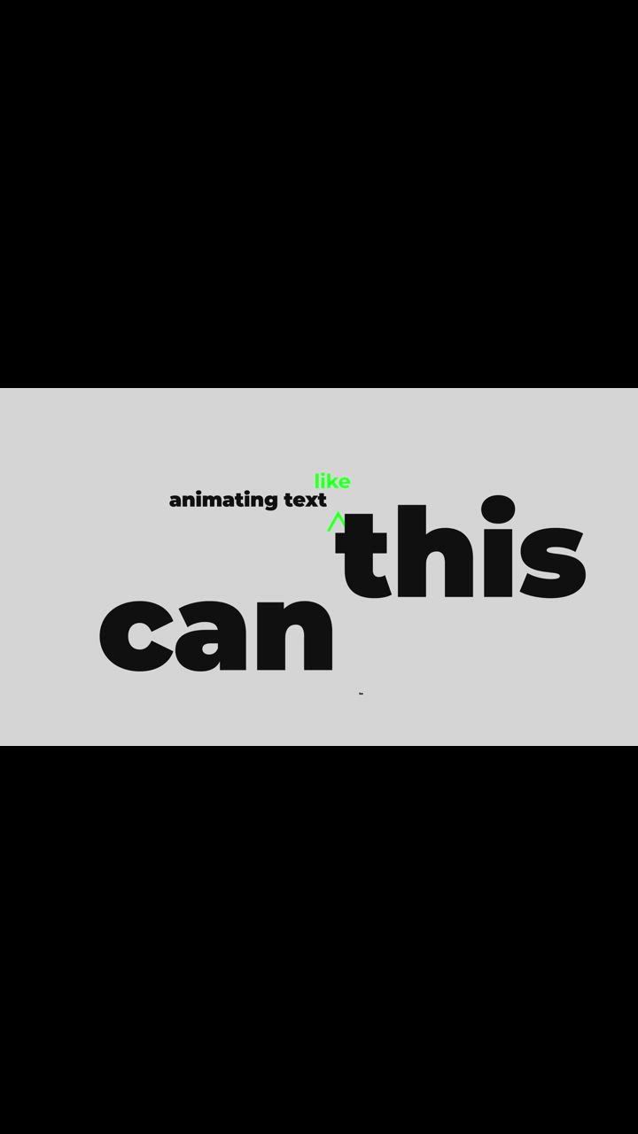 Animatiom text