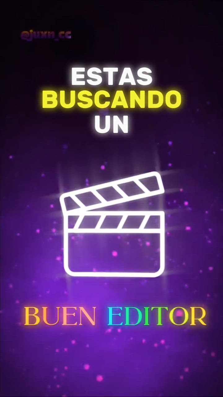 Video Editor | Juxn_cc 🎬 Tarifa: 30s ($10) / 60s ($15) ⚡ Edición dinámica, subtítulos con pop y diseño de sonido profesional. 🚀 ¡Escríbeme para empezar! 📩
